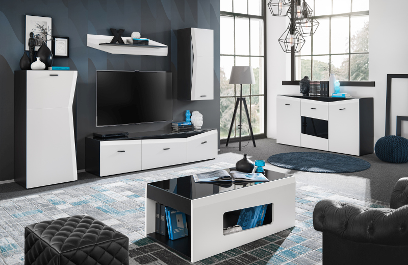 RAKE Wall Unit (black/white)