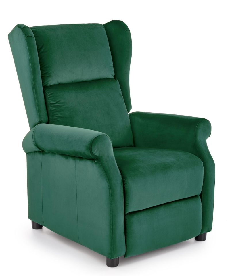 AGUSTIN recliner, color: dark green