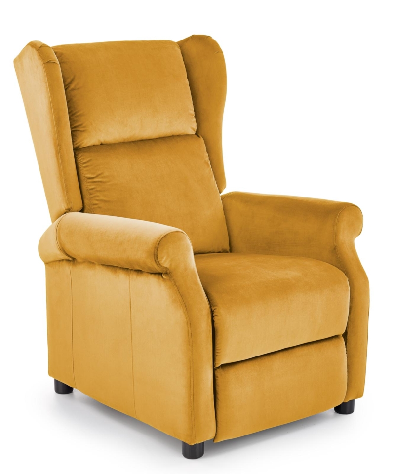 AGUSTIN recliner, color: mustard