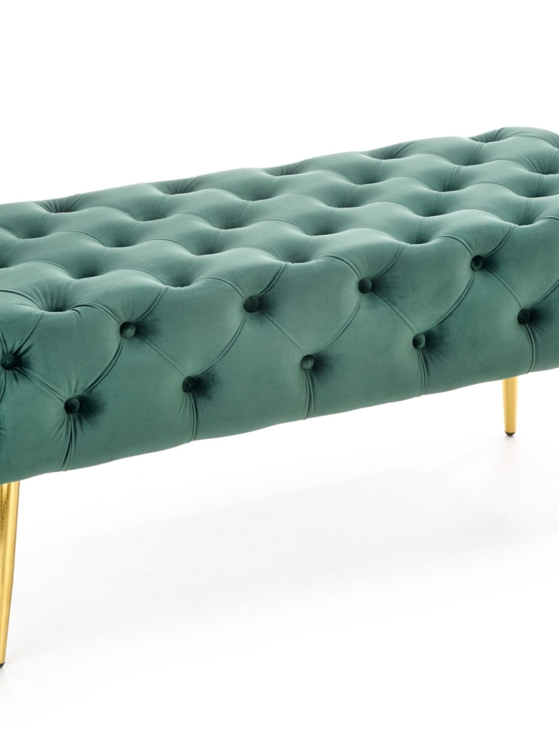 ATHENA bench color: dark green / gold
