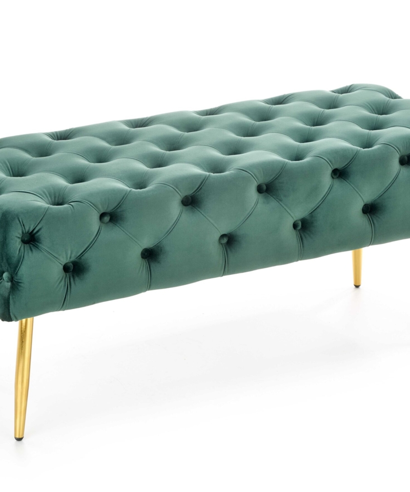 ATHENA bench color: dark green / gold