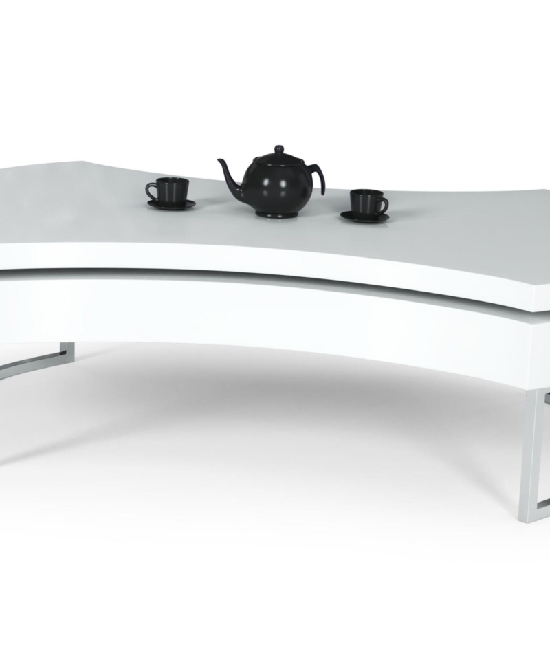 AUREA coffee table color: white