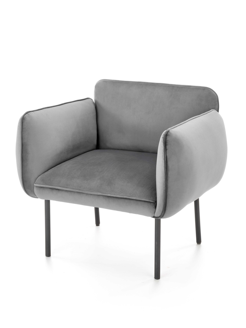 BRASIL leisure armchair grey/ black