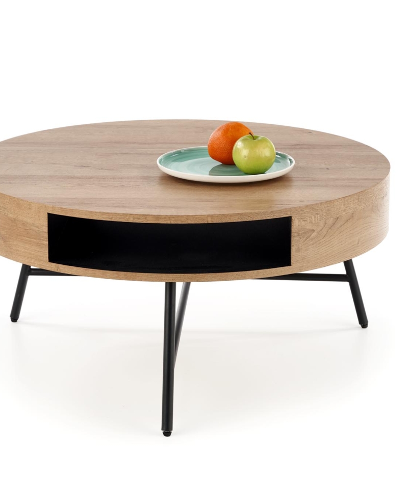 CAMILA c. table golden oak / black