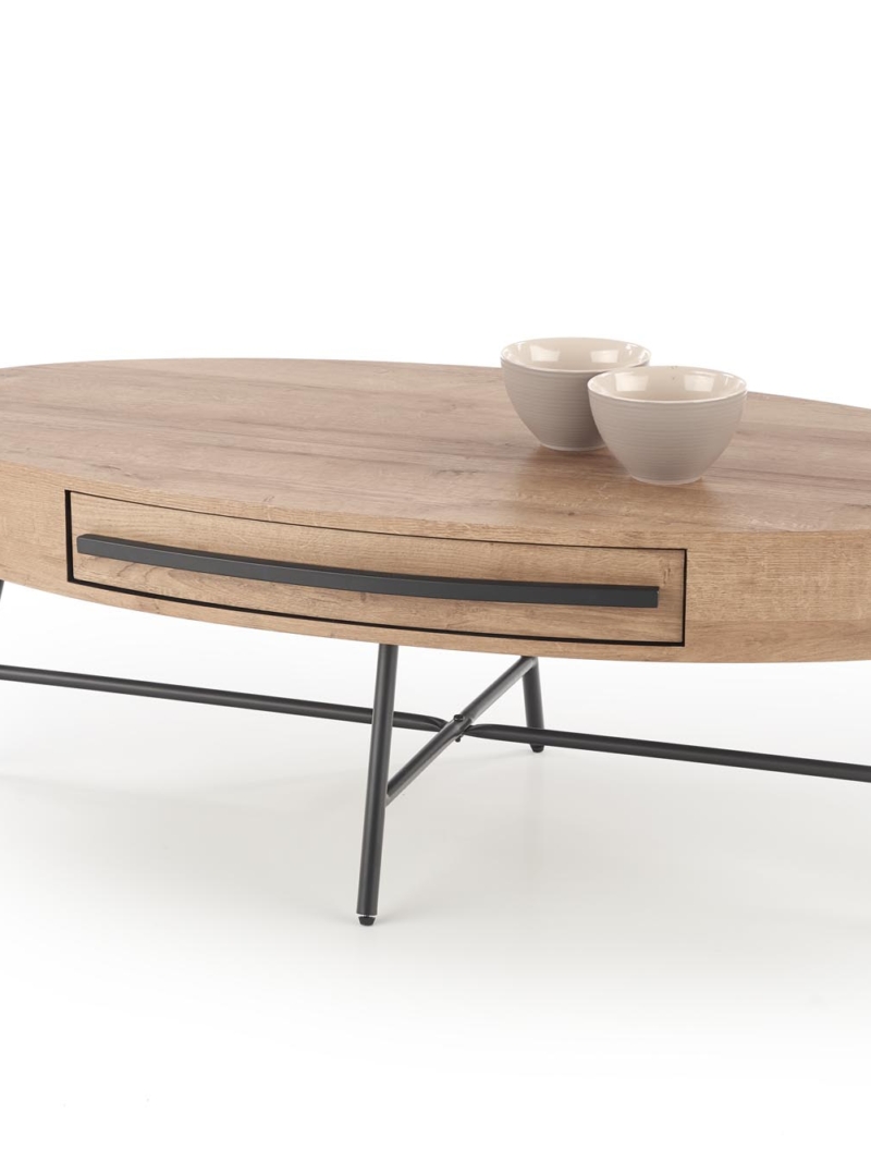 CAROLINA c.table, golden oak / black