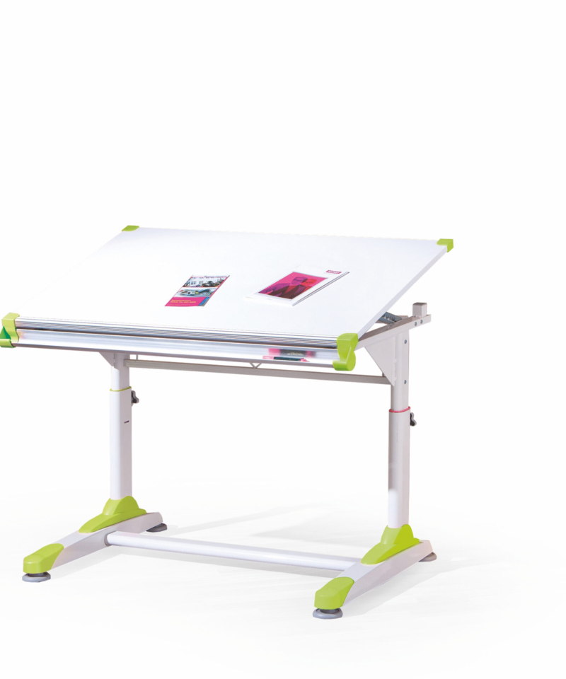 COLLORIDO desk color: white/green/pink