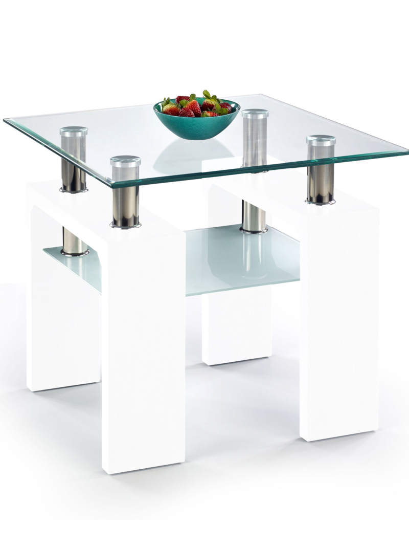 DIANA H KWADRAT coffee table color: white