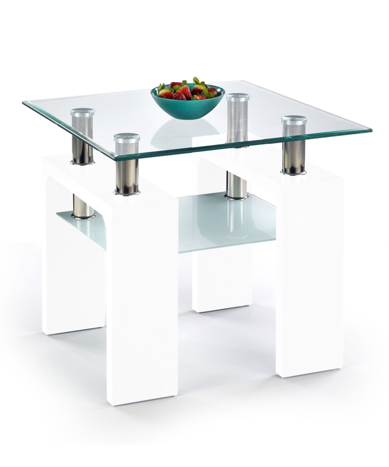 DIANA H KWADRAT coffee table color: white