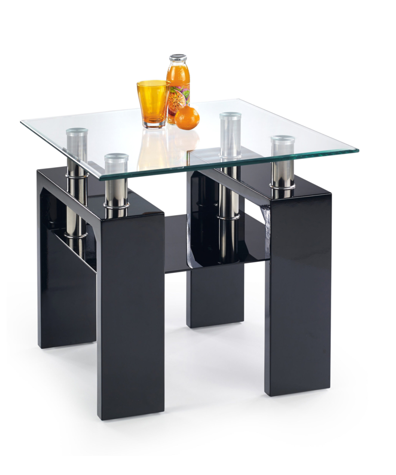 DIANA H KWADRAT coffee table color: black