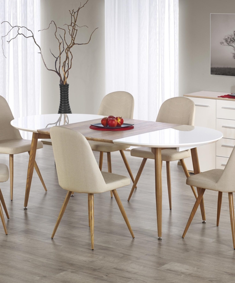 EDWARD extension table, color: honey oak,