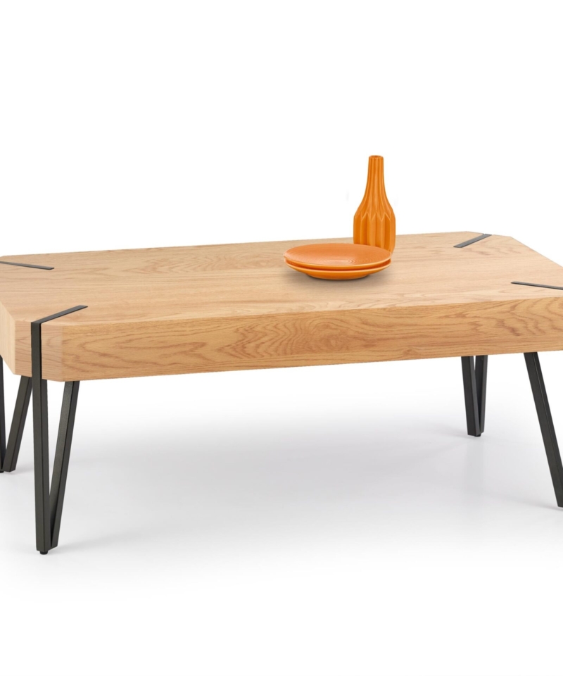 EMILY c.table, color: golden oak / black