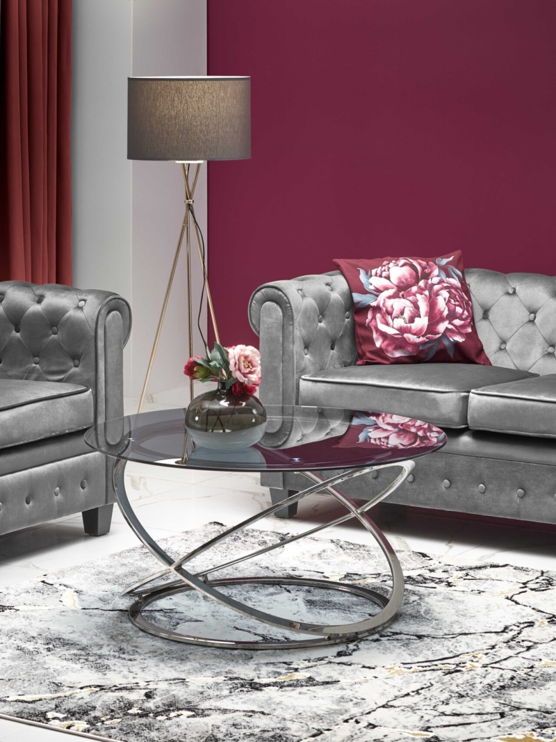 ERIKSEN leisure armchair grey / black