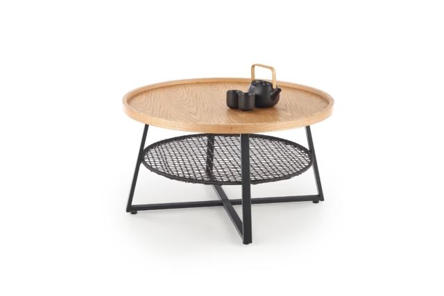FLORENCE c. table natural oak / black