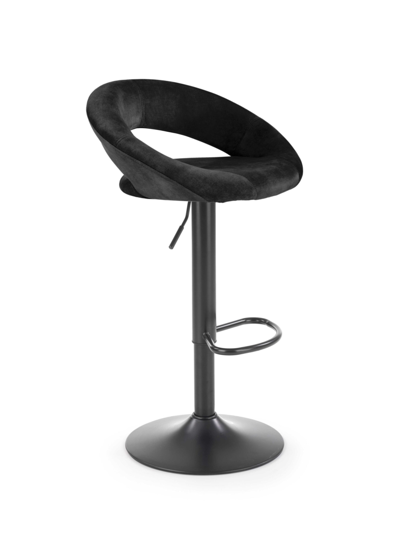 H102 bar stool black