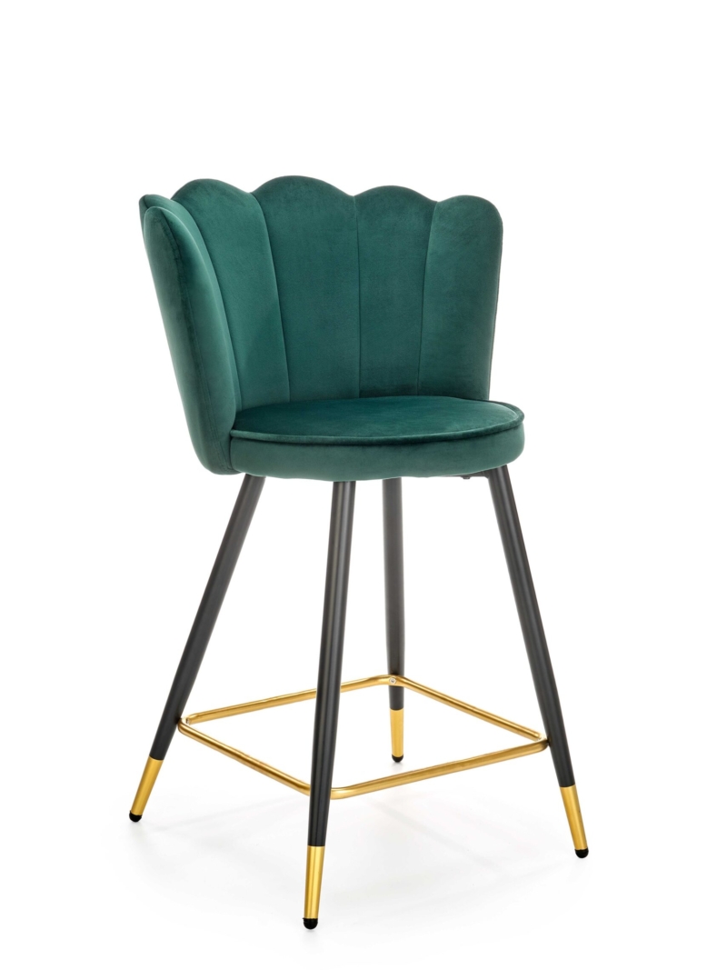 H106 bar stool, color: dark green