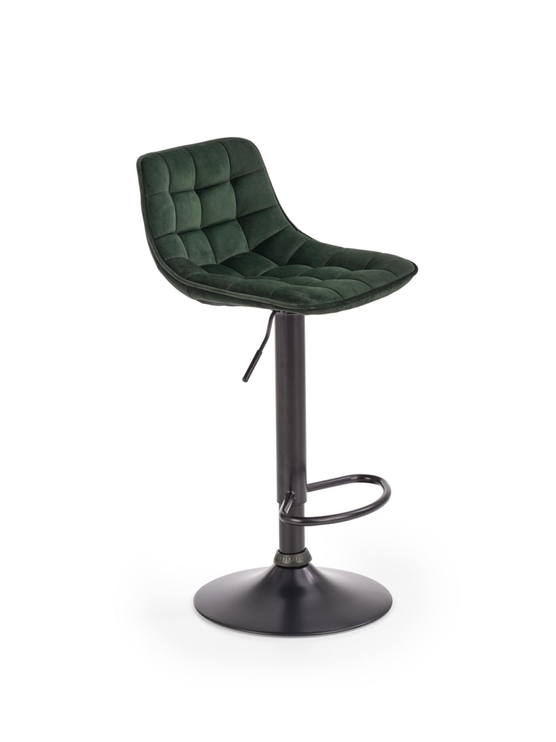 H95 bar stool, color: dark green