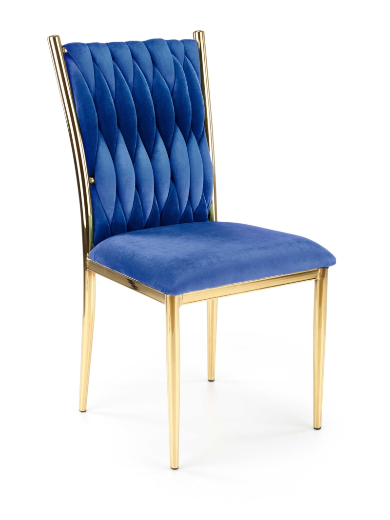K436 chair color: dark blue / gold