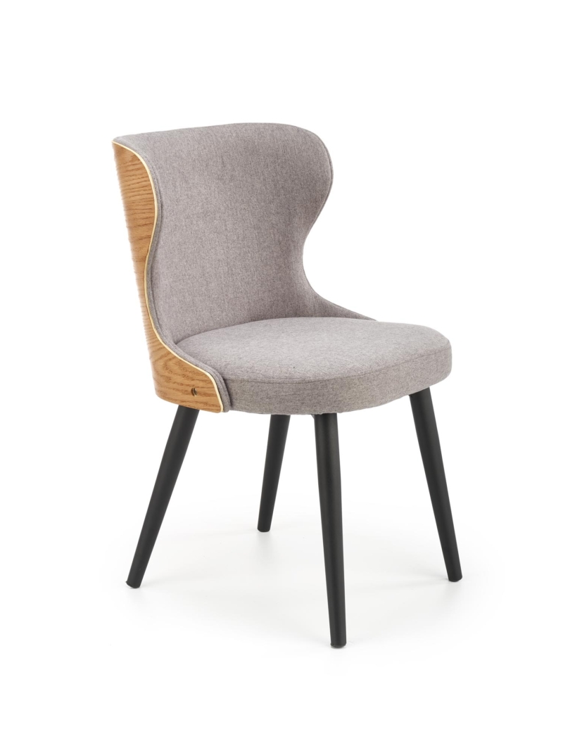 K452 chair color: grey / natural oak