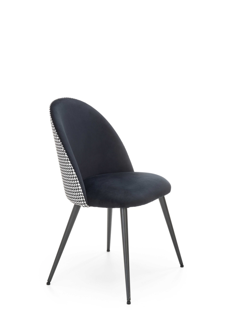 K478 chair, color: black - white