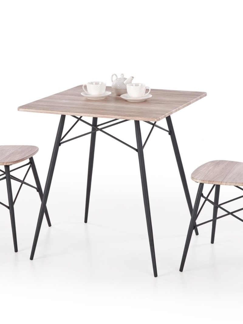 KABIR square, table 2 chairs