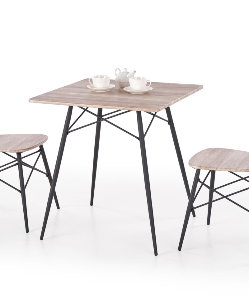 KABIR square, table 2 chairs