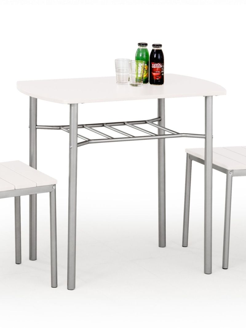 LANCE table + 2 chairs color: white