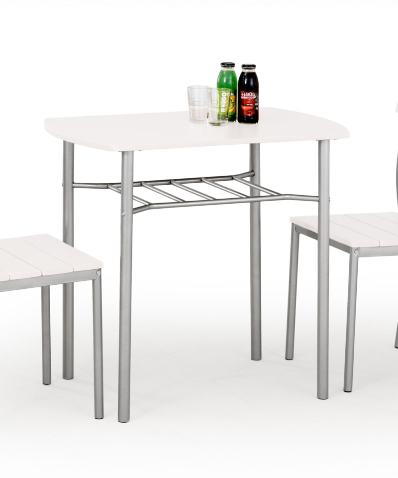 LANCE table + 2 chairs color: white