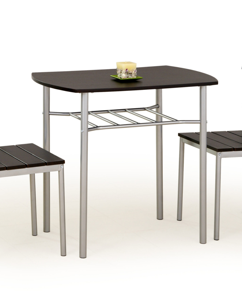LANCE table + 2 chairs color: wenge