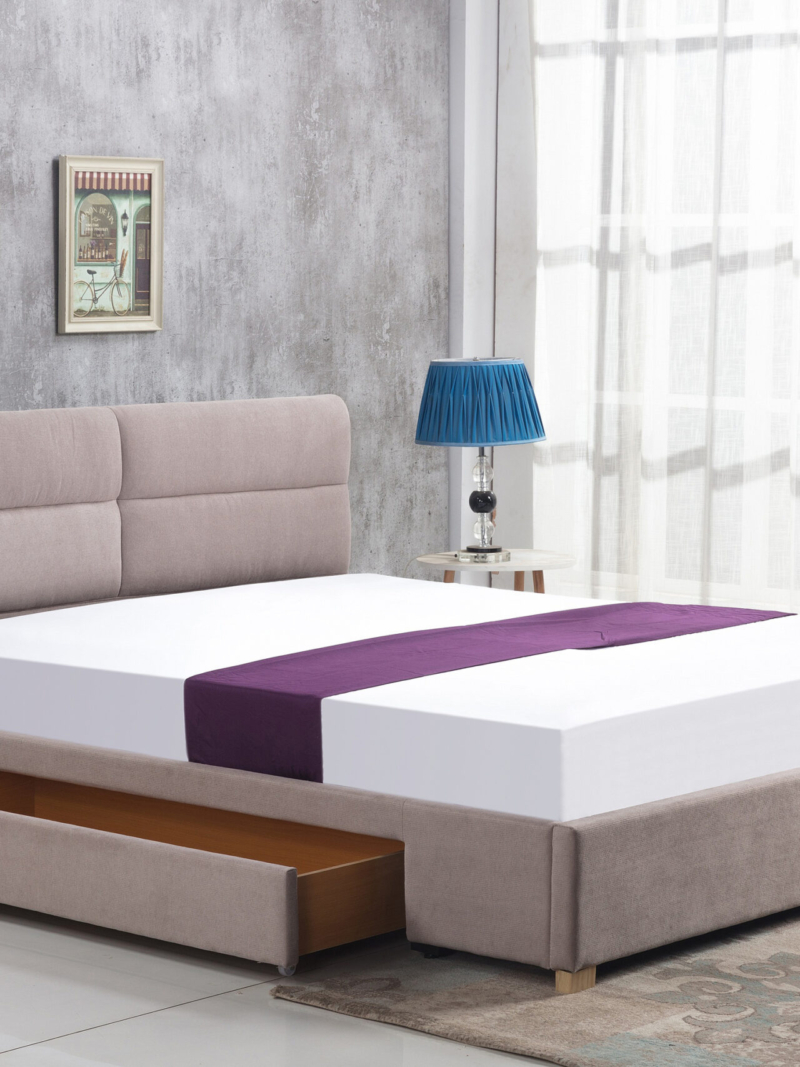 MERDIA bed, color: beige