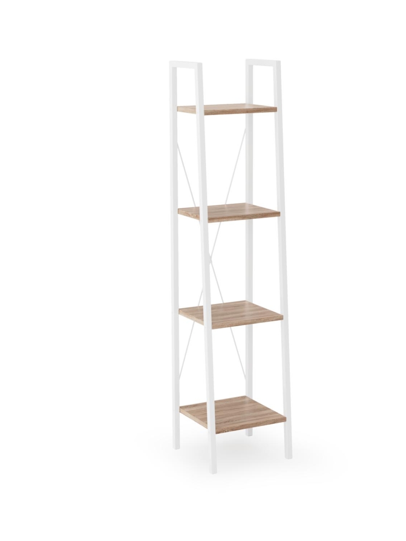 NARVIK REG1 shelving white / sonoma oak