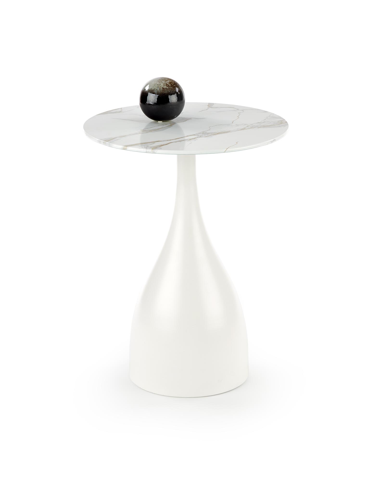 PATRIZIA c. table white marble / white
