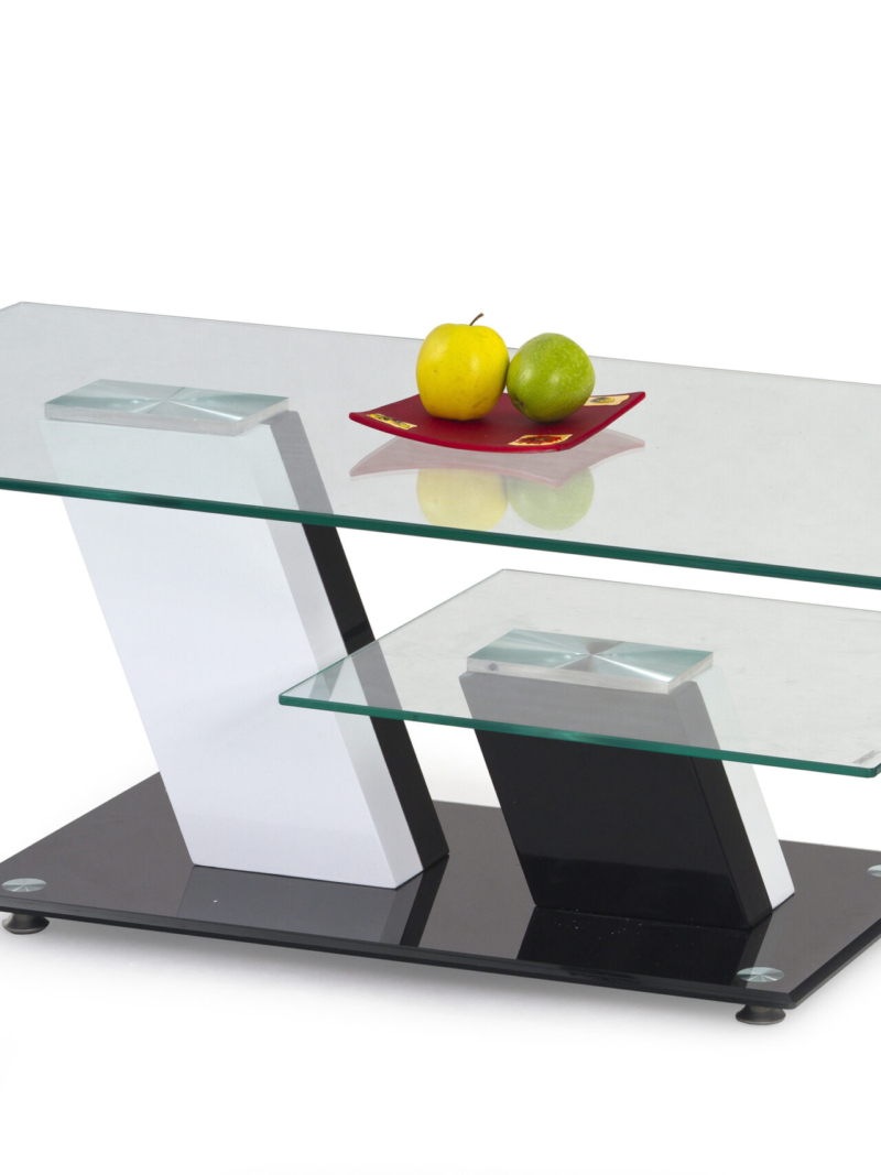 SAVANA coffee table color: white/black