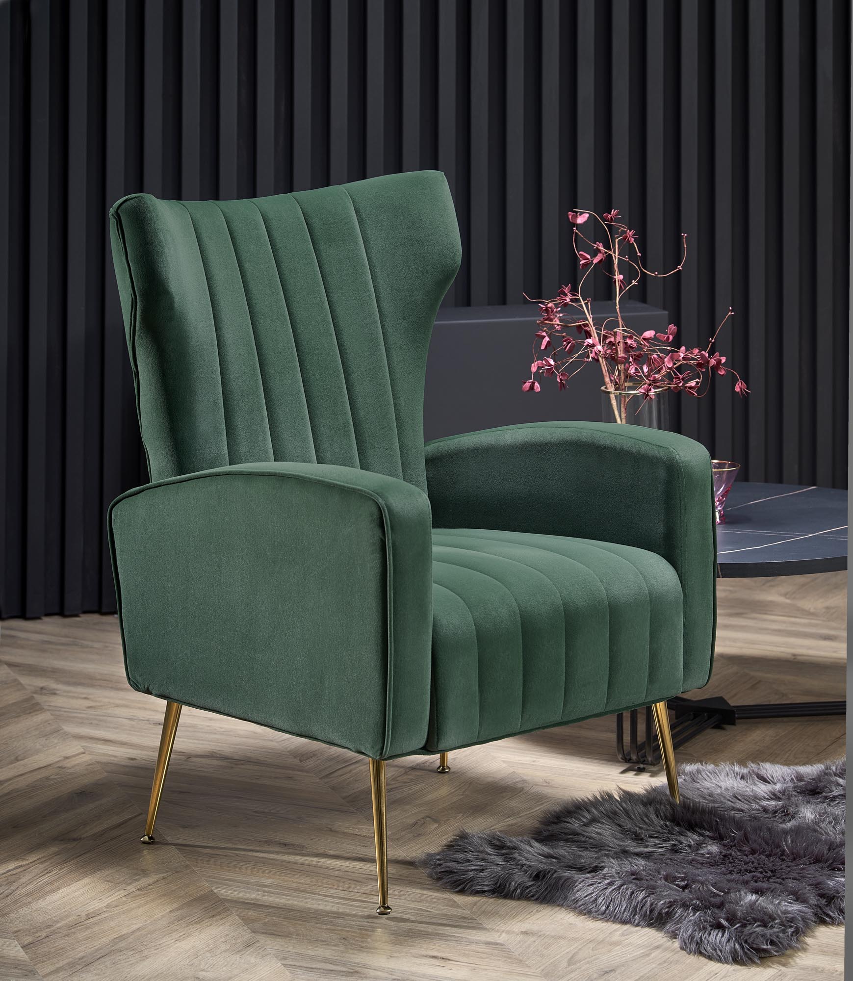 VARIO chair color: dark green