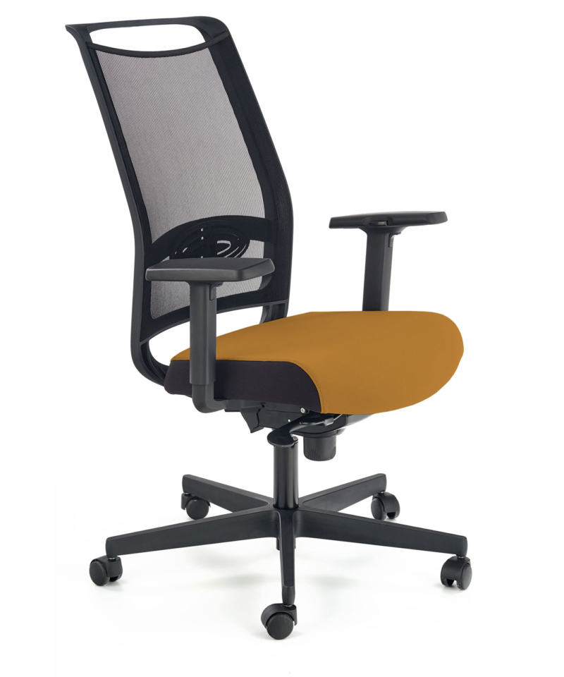 GULIETTA office chair, color: black / mustard