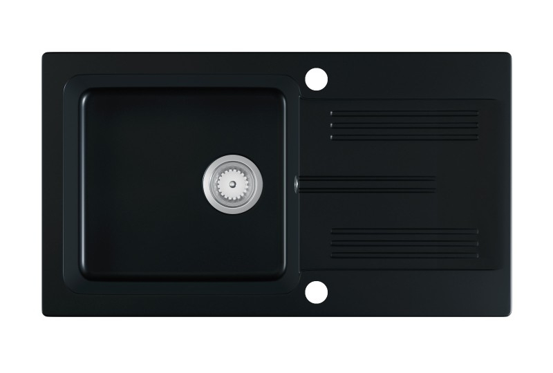 LANEO sink, color: black matt