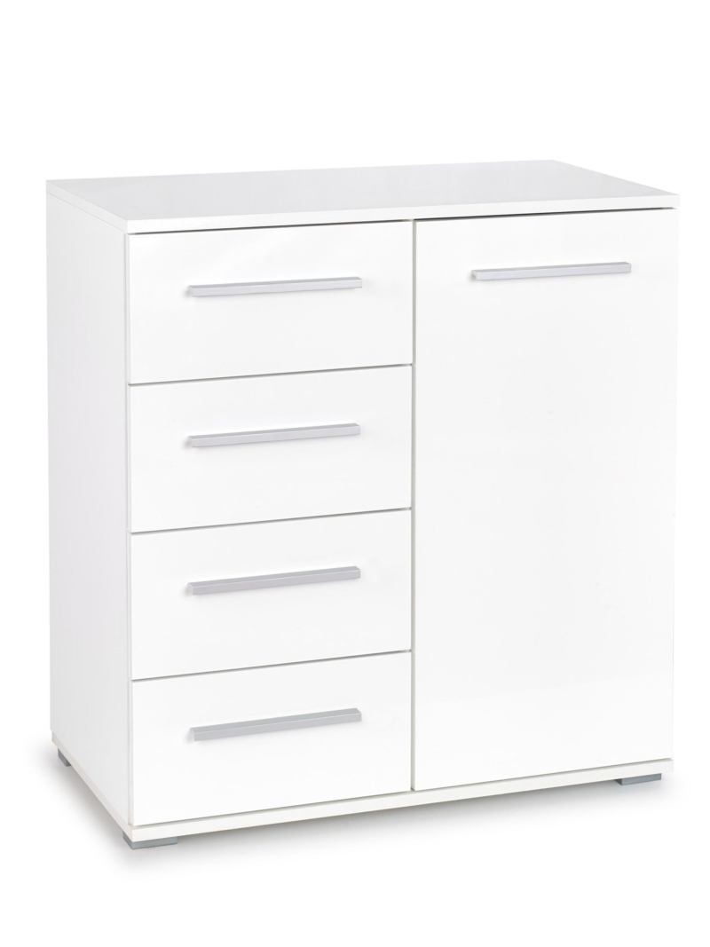 LIMA KM2 kummut - valge/valge läikega