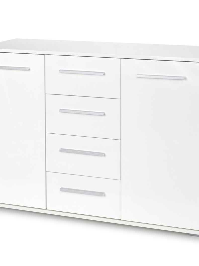 LIMA KM4 kummut - valge/valge läikega