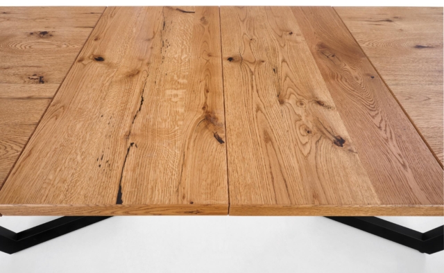 MASSIVE extension table, color: light oak / black