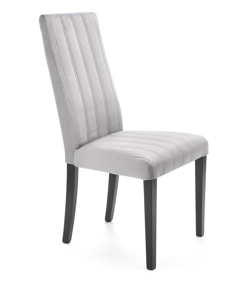 DIEGO 2 chair, color: quilted velvet Stripes - MONOLITH 85