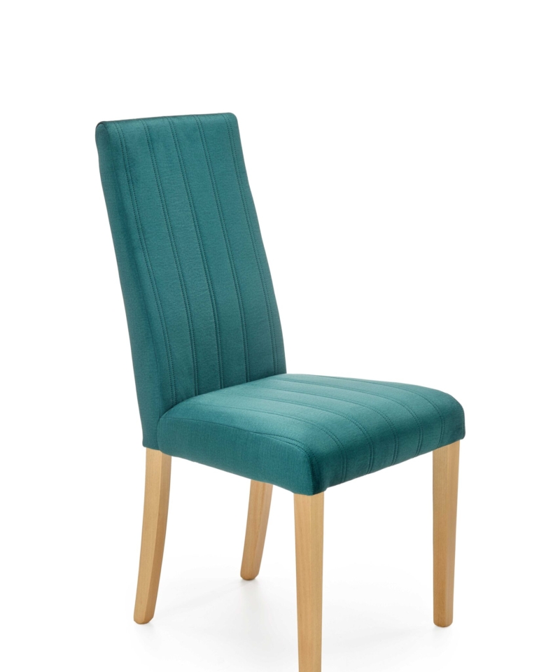DIEGO 3 chair, color: quilted velvet Stripes - MONOLITH 37
