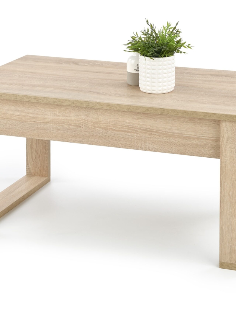 NEA c. table, color: sonoma oak