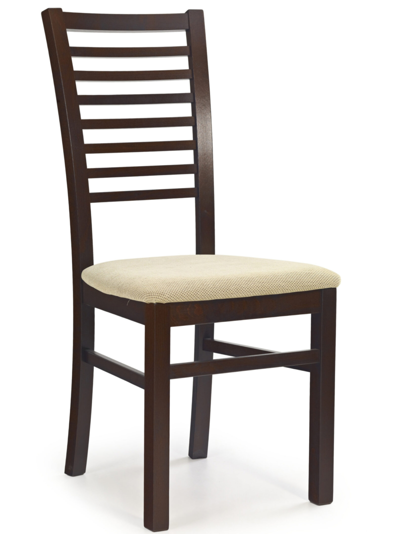 GERARD6 chair color: dark walnut/TORENT BEIGE