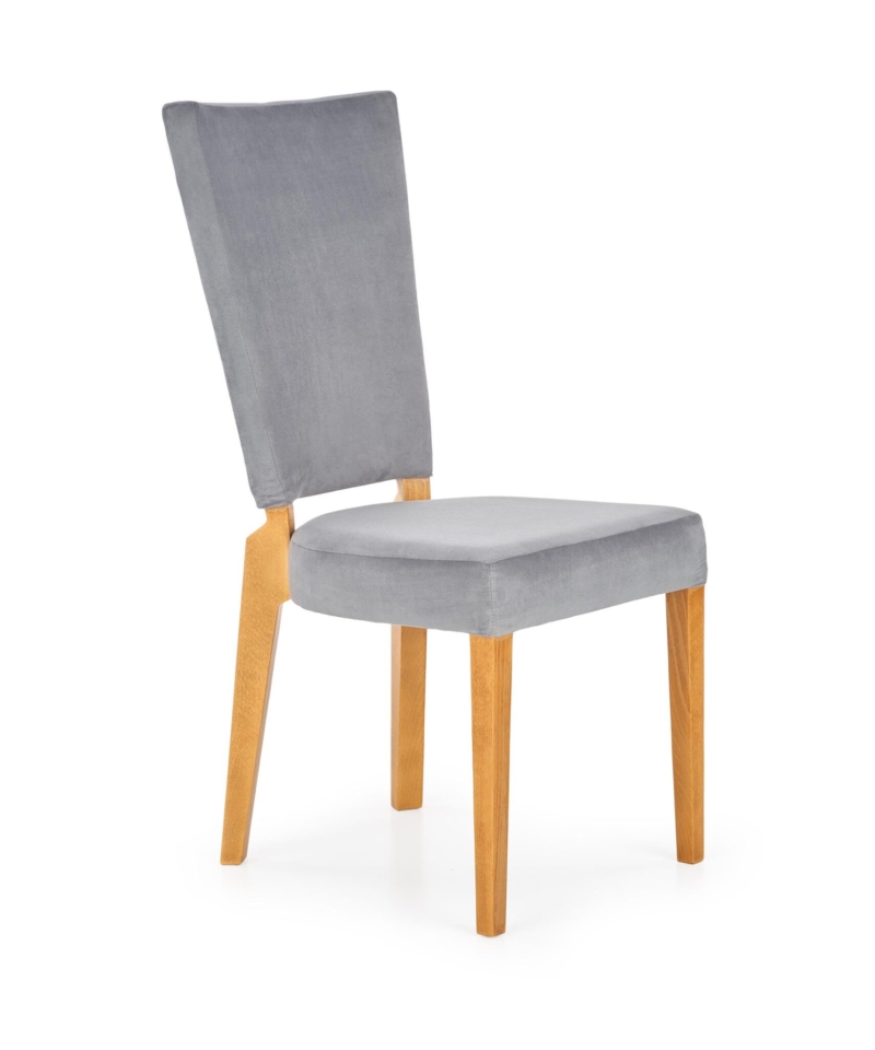 ROIS chair, color: honey oak / grey