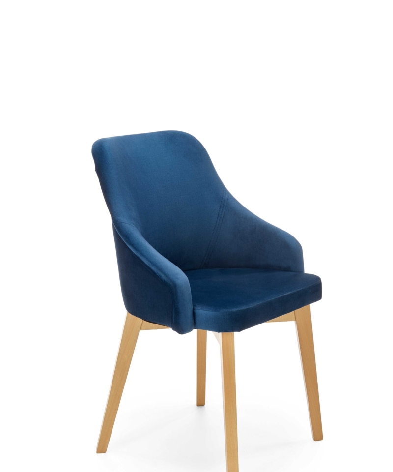 TOLEDO 2 chair, color: honey oak / MONOLITH 77