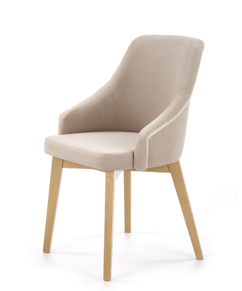 TOLEDO 2 chair, color: honey oak / SOLO 252