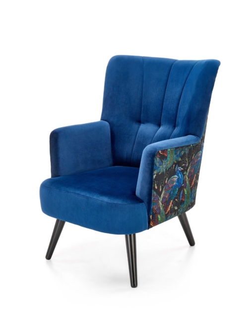 PAGONI chair color: dark blue / black