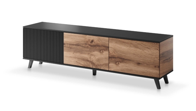 RANDOM RTV-2 TV-stand, color: wotan oak/black