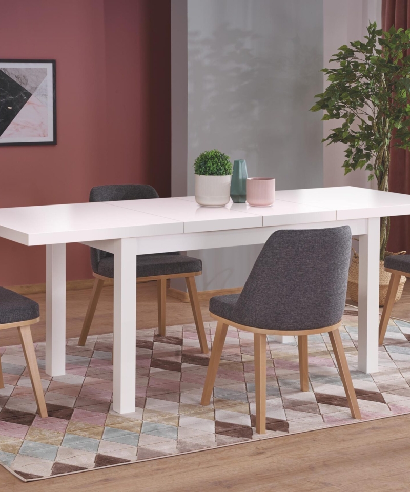 TIAGO 2 extension table white / white