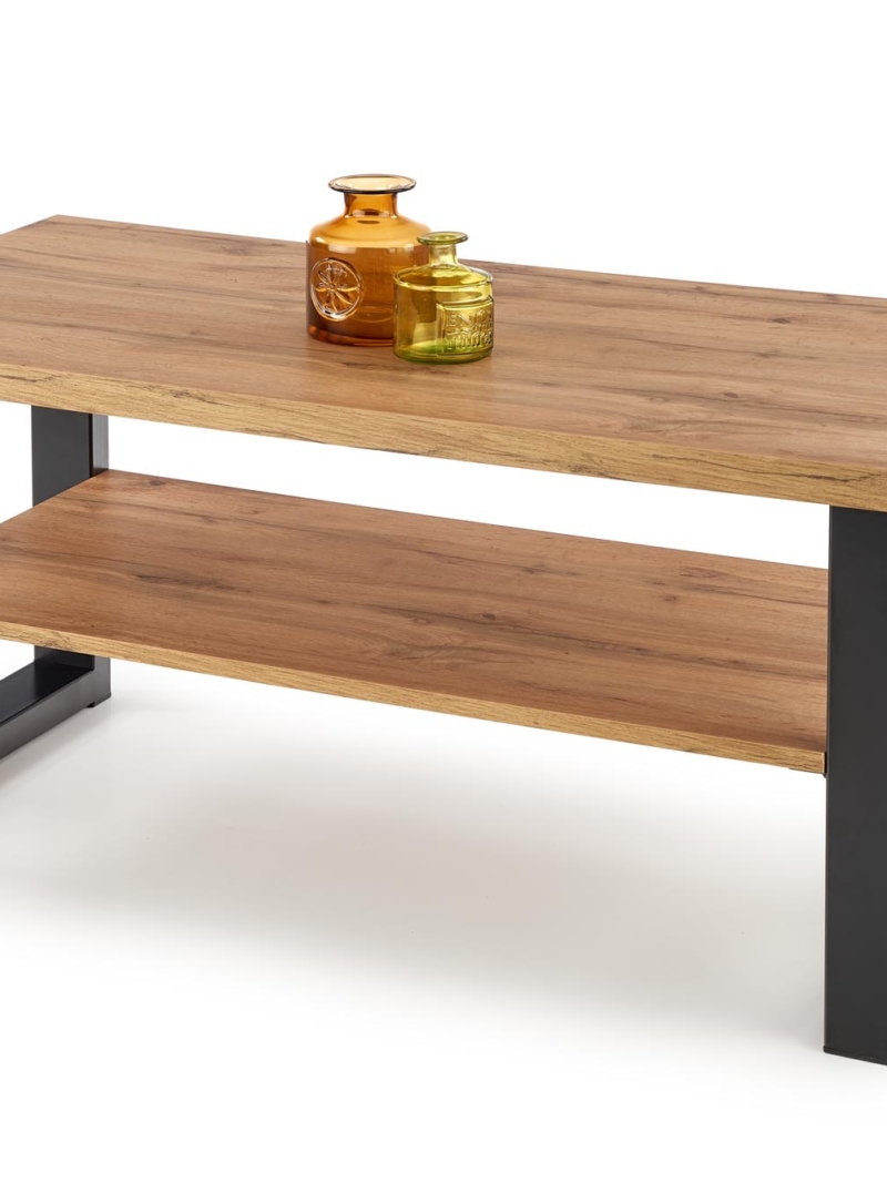 VENOM U coffee table color: votan oak/black