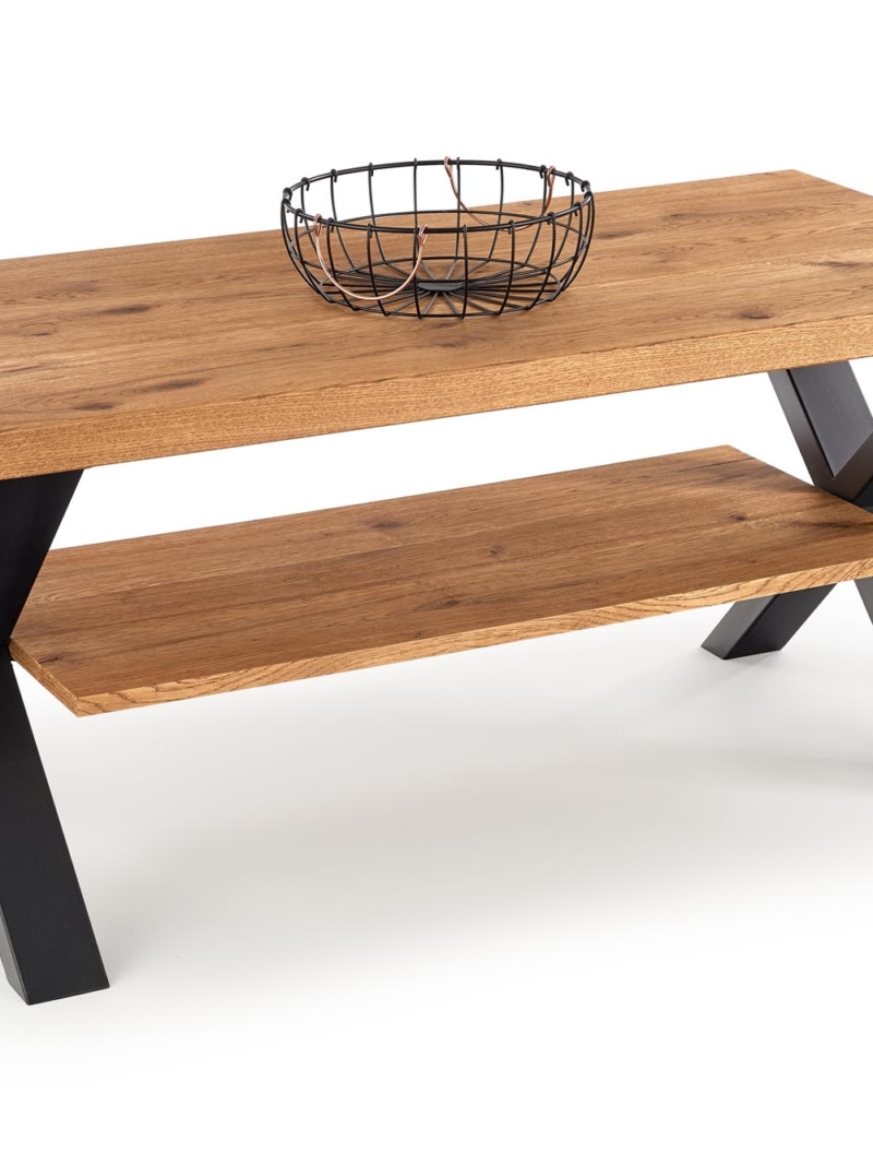 XAVIER-LAW coffee table, color: light oak/black